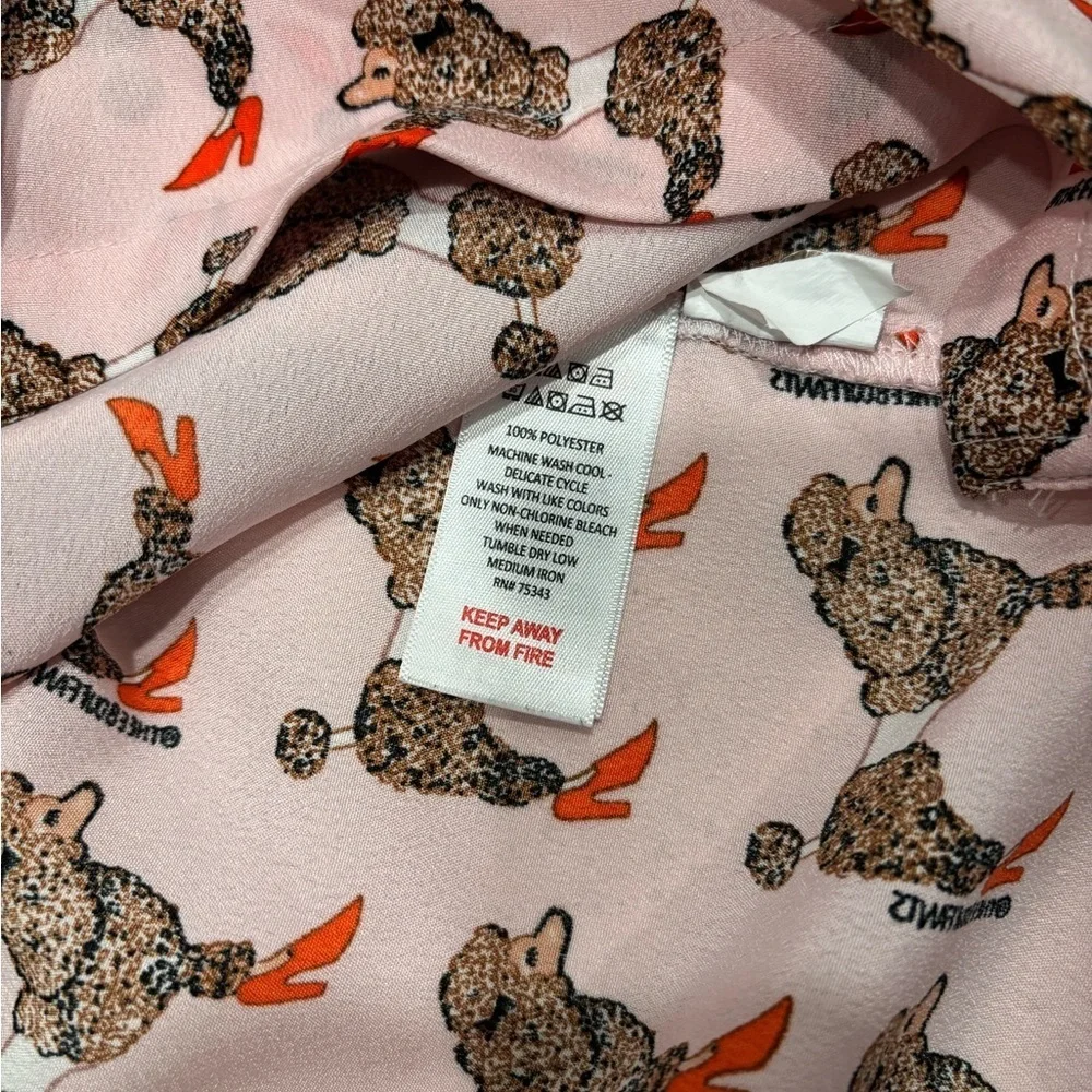 Bouffants & Broken Hearts Poodle Pajama Top